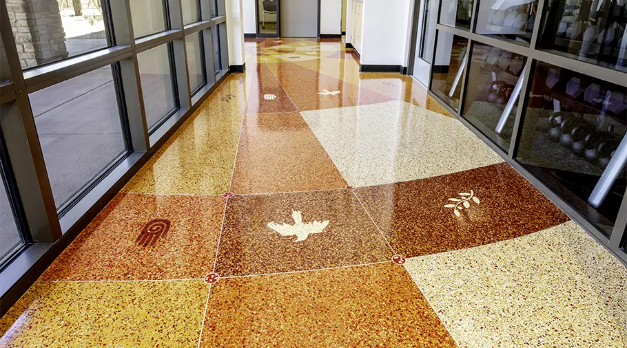 EPIC terrazzo fire station