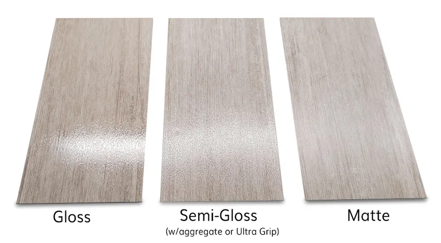 EPIC sheens Gloss, Semi-Gloss, and Matte