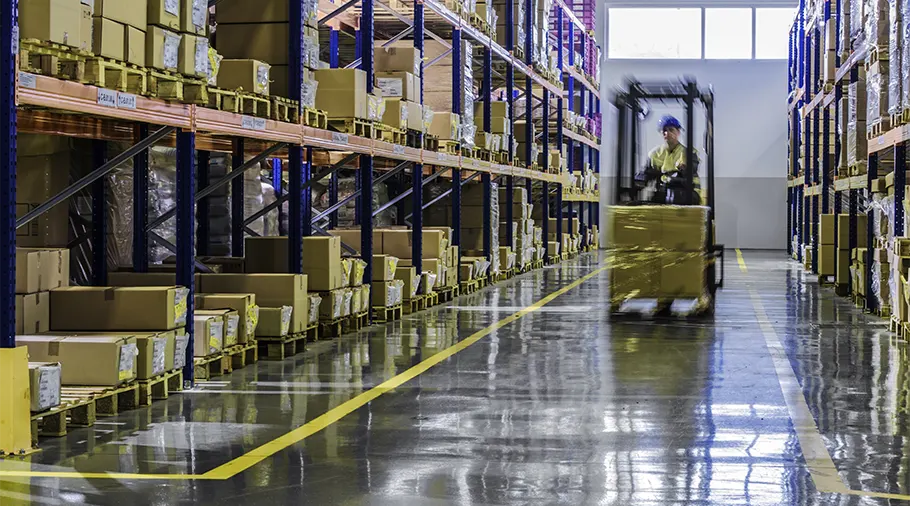 warehouse floor