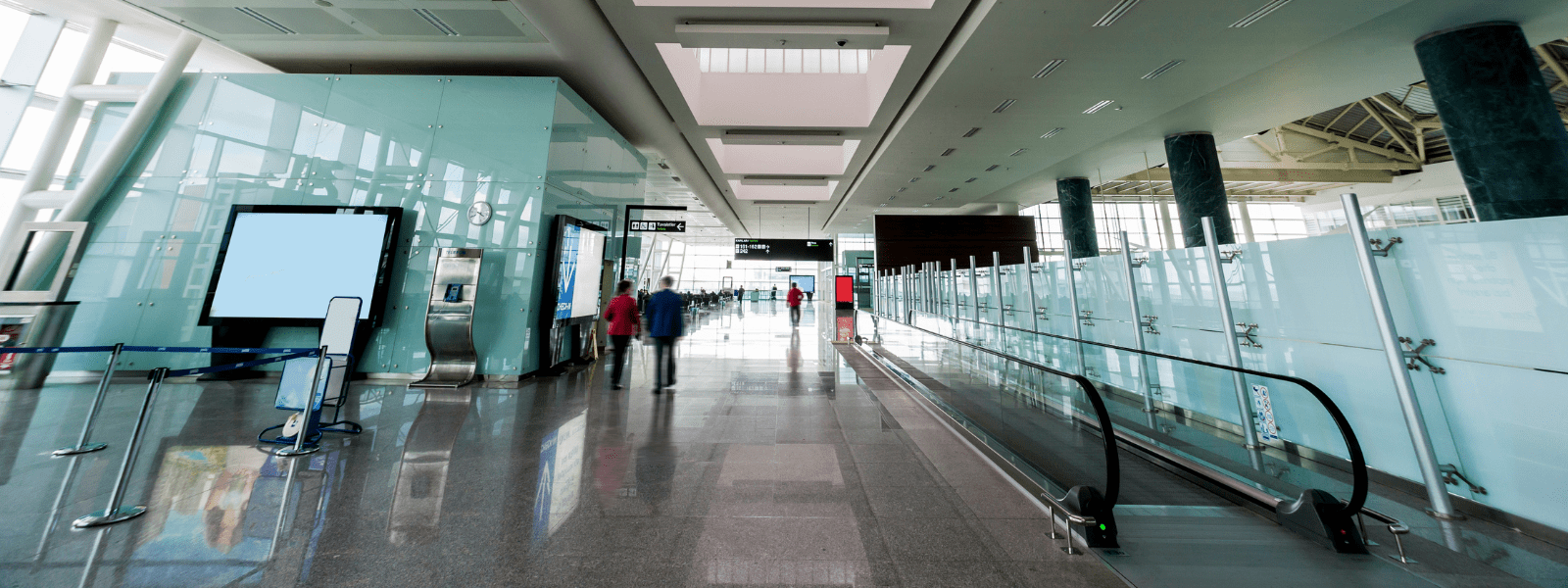 transportation banner airport