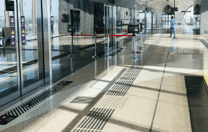 airport entrance lobby